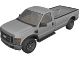 Ford F-250 Regular Cab (2009) 3D Model preview