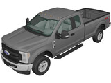 Ford F-250 XLT (2015) 3D Model preview