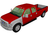 Ford F-350 Pickup (2010) 3D Model preview