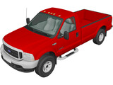 Ford F-350 Super Duty XLT (1999) 3D Model preview