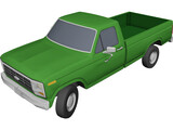 Ford F-Series Truck (1984) 3D Model preview