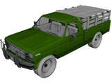 Ford F-100 (1980) 3D Model preview