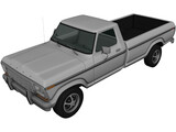 Ford F-150 (1978) 3D Model preview