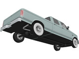 Ford F-150 Crew Cab (1996) 3D Model