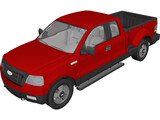 Ford F-150 Pickup 3D Model preview