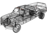 Ford F-350 Crew Cab 3D Model