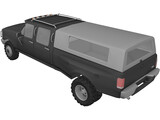 Ford F-350 Crew Cab 3D Model