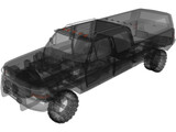 Ford F-350 Crew Cab 3D Model