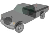 Ford F-350 Pickup (1993) 3D Model