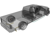 Ford F-350 Truck [Tuned] 3D Model