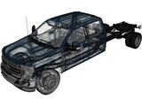 Ford F-550 Super Duty Crew Cab (2020) 3D Model