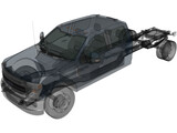 Ford F-550 Super Duty Crew Cab (2020) 3D Model
