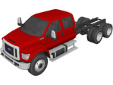 Ford F-650 Crew Cab 6x4 (2016) 3D Model preview