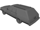 Ford Fairmont Wagon (1979) 3D Model