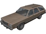 Ford Fairmont 3D Model preview