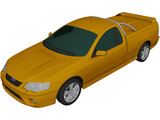 Ford Falcon BF Ute XR8 (2006) 3D Model preview