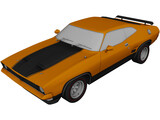Ford Falcon Coupe GT351 (1973) 3D Model preview