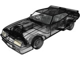 Ford Falcon GT Coupe Interceptor Mad Max (1979) 3D Model