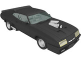 Ford Falcon GT Coupe Interceptor Mad Max (1979) 3D Model