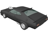 Ford Falcon GT Coupe Interceptor Mad Max (1979) 3D Model