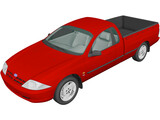 Ford Falcon UTE XLS (2000) 3D Model preview