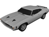 Ford Falcon XA GT 3D Model preview