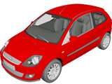 Ford Fiesta (2006) 3D Model preview