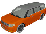 Ford Flex (2009) 3D Model preview