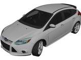 Ford Focus (2014) 3D Model preview