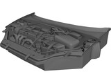 Ford Focus Engine (1998) 3D Model preview