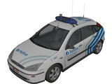 Ford Focus Police (Belgium) 3D Model preview