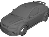 Ford Focus RS (2009) 3D Model preview