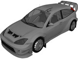 Ford Focus WRC (2003) 3D Model preview