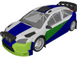 Ford Focus WRC (2006) 3D Model preview