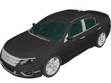 Ford Fusion Sport (2010) 3D Model preview