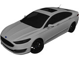Ford Fusion Titanium (2018) 3D Model preview
