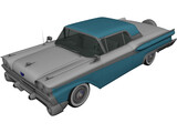 Ford Galaxie 500 (1958) 3D Model preview