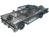 Ford Galaxie 500 (1958) 3D Model