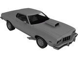 Ford Gran Torino (1973) 3D Model