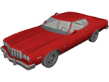 Ford Gran Torino 3D Model preview