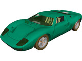 Ford GT40 (1965) 3D Model preview