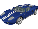 Ford GT40 3D Model preview