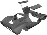 Ford GT40 Body 3D Model preview