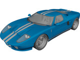 Ford GT40 3D Model preview
