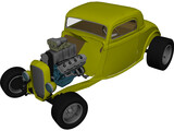 Ford Hotrod Coupe (1932) 3D Model preview