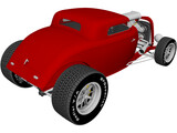 Ford Hotrod Coupe (1934) 3D Model preview
