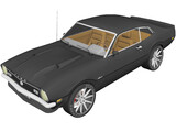 Ford Maverick (1977) 3D Model preview