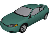 Ford [Mercury] Cougar (1999) 3D Model preview
