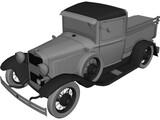 Ford Model A Pickup (1930) 3D Model preview