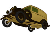 Ford Model A Van 3D Model